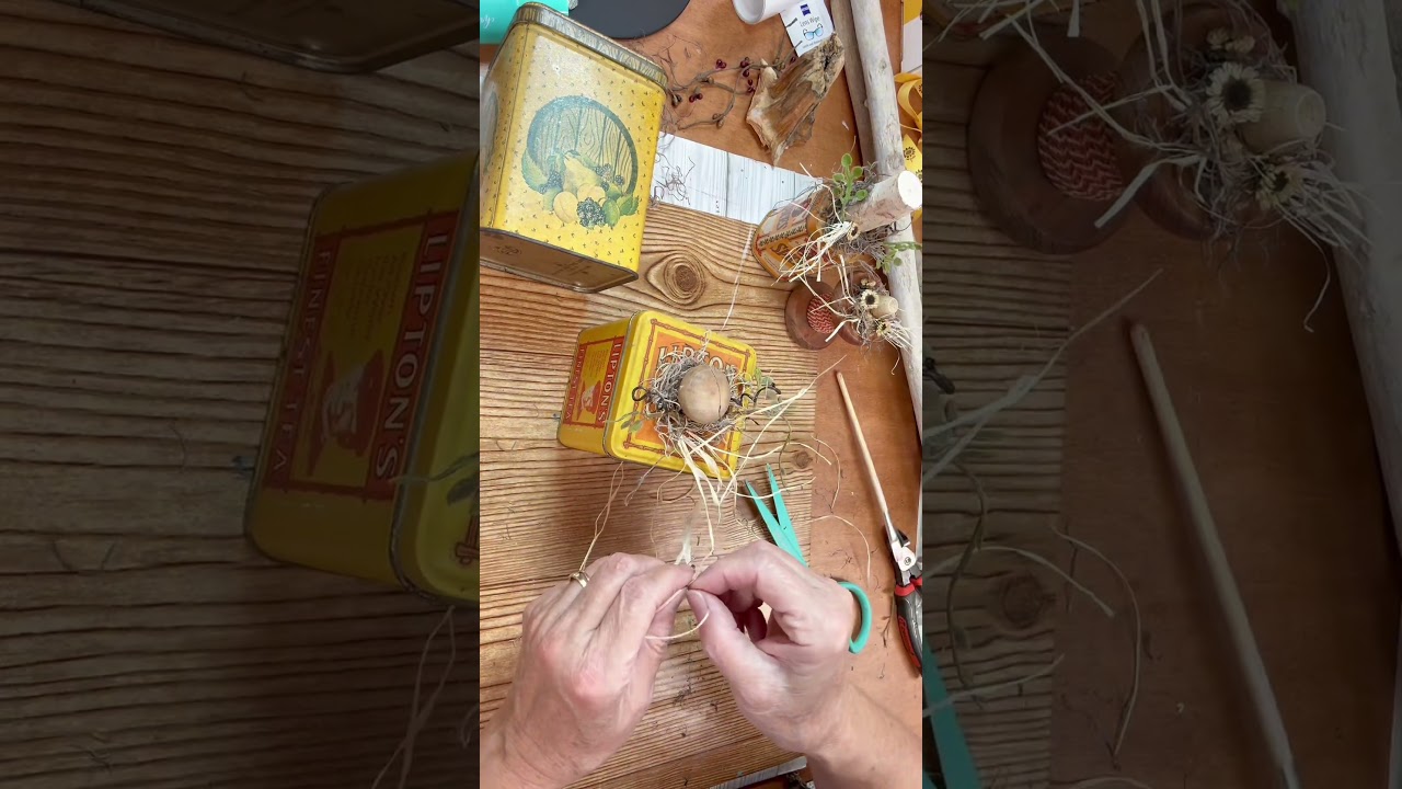 Vintage tin makeover 