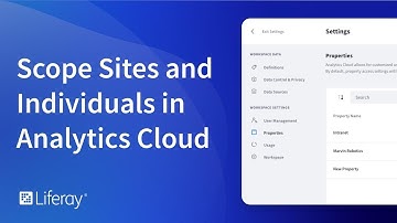 Scope Sites and Individuals in Analytics Cloud