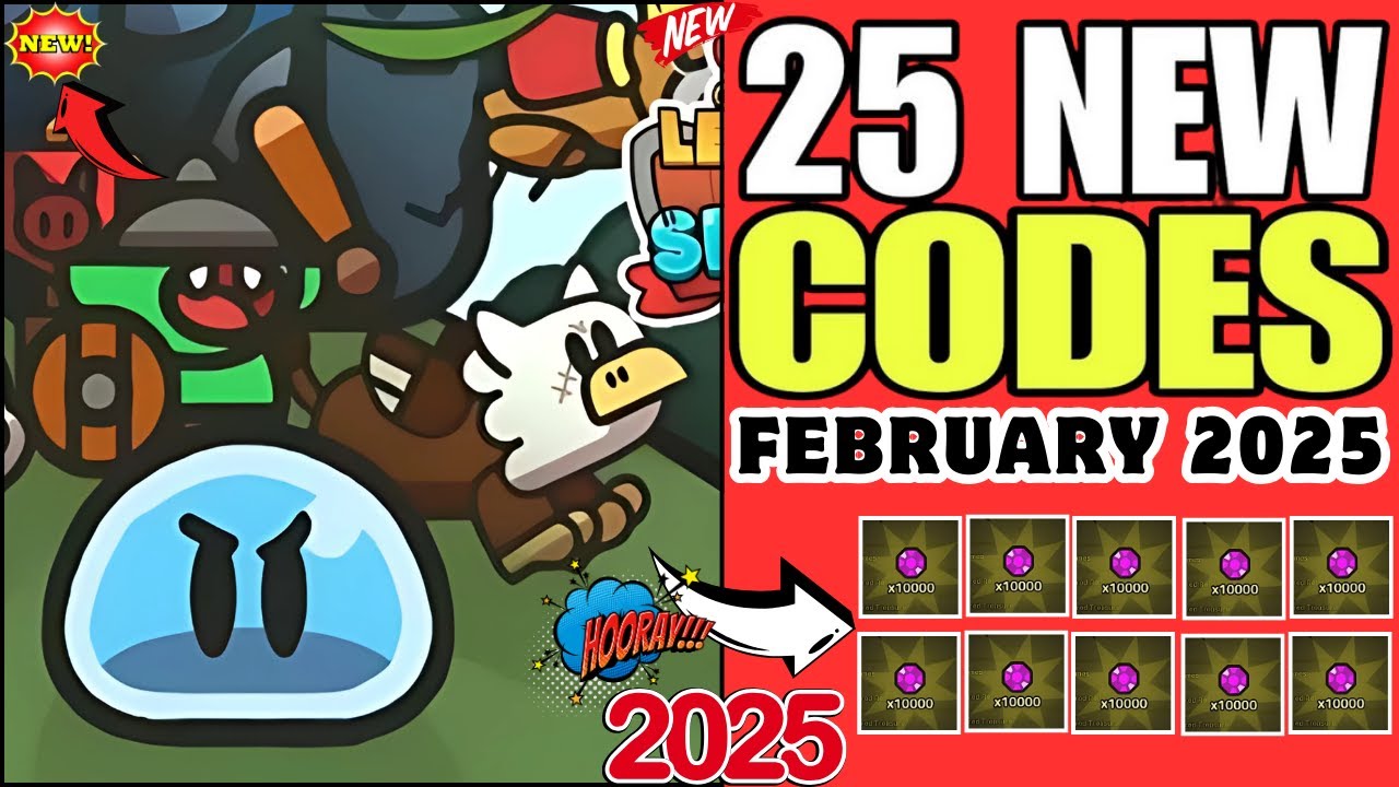 FEBRUARY🎉FRESH☑️CODES LEGEND OF SLIME COUPON CODES FEBRUARY 2025 ...