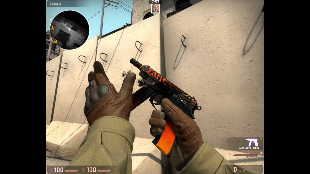 CS:GO CZ-75 Auto Tigris (Battle Scarred) - YouTube