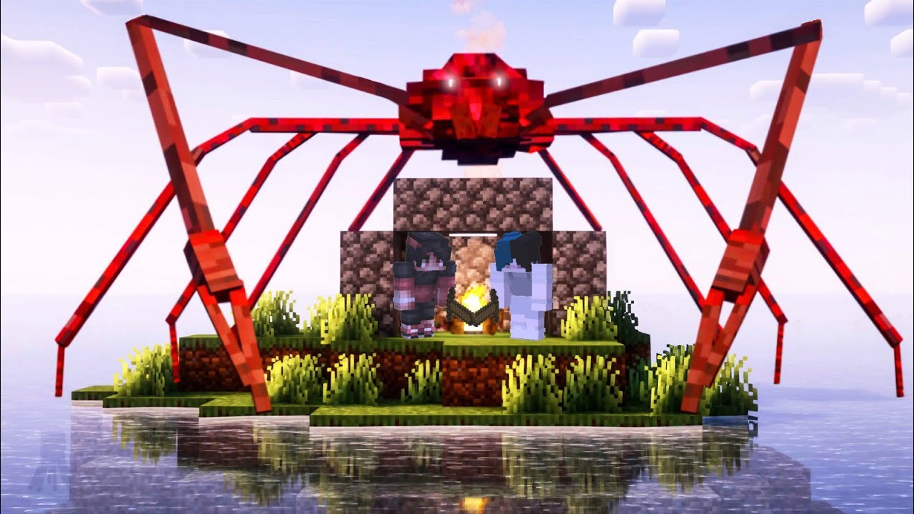 Minecraft'ın EN KORKUNÇ Adasında Hayatta Kaldım