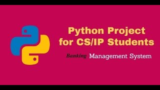 BANK MANAGEMENT SYSTEM Python Project