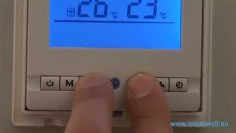 Microwell heat pump tutorial HP900 HP1200 - Screen Lock