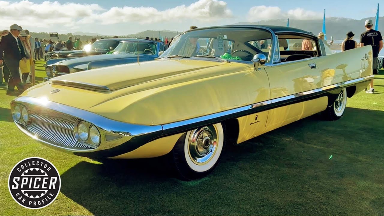 1957 Chrysler Ghia Super Dart 400 on the Pebble Beach lawn 2025