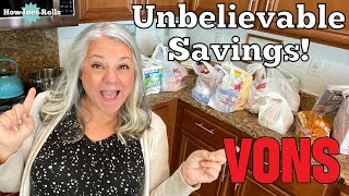 Vons Grocery Haul | I Cannot Believe the Savings!