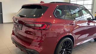 2021 Bmw X5 40I Msport Package Ruby Red 27535R22 Tires
