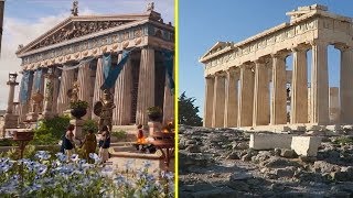 Assassin's Creed Odyssey Game vs Real Life - Athens Landmarks Comparison screenshot 5