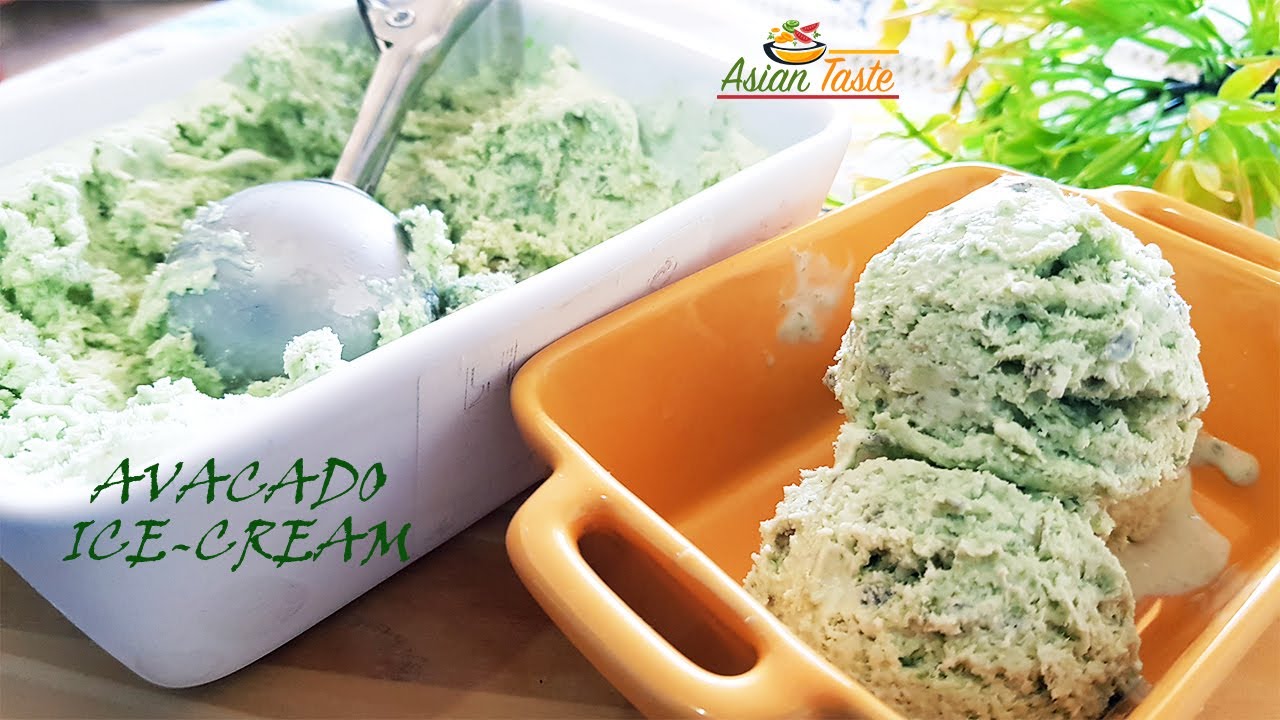 How to make Avacado Ice Cream | Easy Ice Cream Recipe | Asian Taste