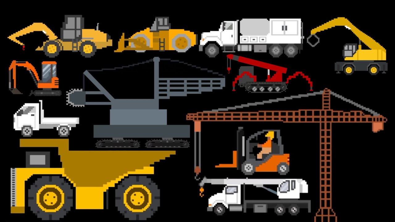 Construction Vehicles 3 - @TheKidsPictureShow