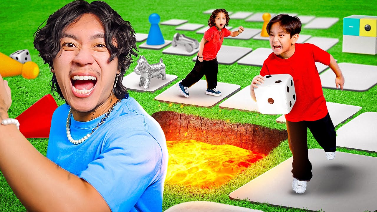 We Competed in a LIFESIZE BoardGame!! **Ft. Nex Playground**