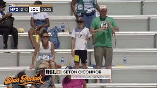 Look In: Seton Gets Spotted At The Hartford Athletic-Louisville City Soccer Game | 06/27/22