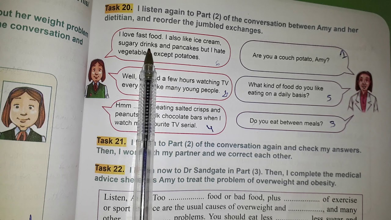 الإنجليزية الثانية متوسط رقم20, 22,24 ص 81