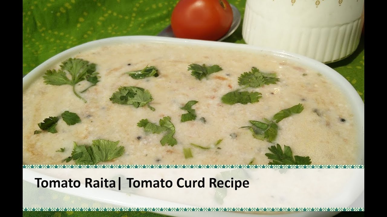 Tomato Curd | Tomato Raita Recipe | Andra Recipes by by Healthy Kadai