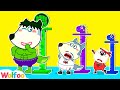 Wolfoo Wants To Be Taller and Become A Superhero | Wolfoo Family Kids Cartoon