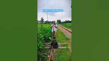 Old Manual Points Setup Process. #manual #poinssetup #semaphore #switchpoints #noninterlock