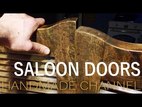 How to make Saloon Louvered Doors from rough wood