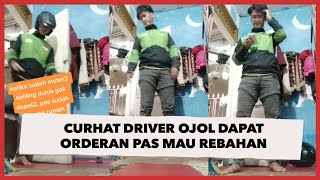 Curhat Driver Ojol Dapat Orderan Pas Mau Rebahan, Auto Ngacir Ingat Cicilan Apartemen