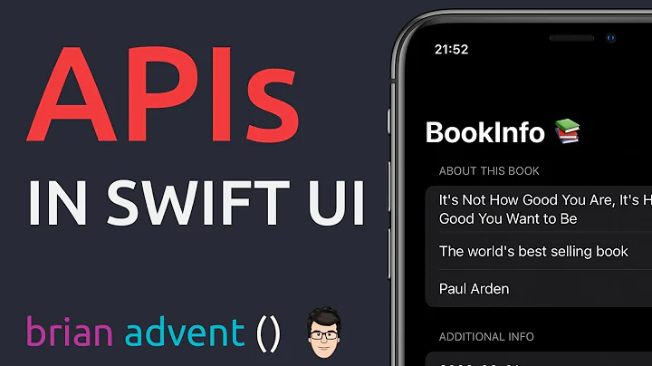 iOS Swift Tutorial: Use APIs with Swift UI & Build a Book Barcode Scanner