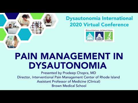 Pain Management in Dysautonomia