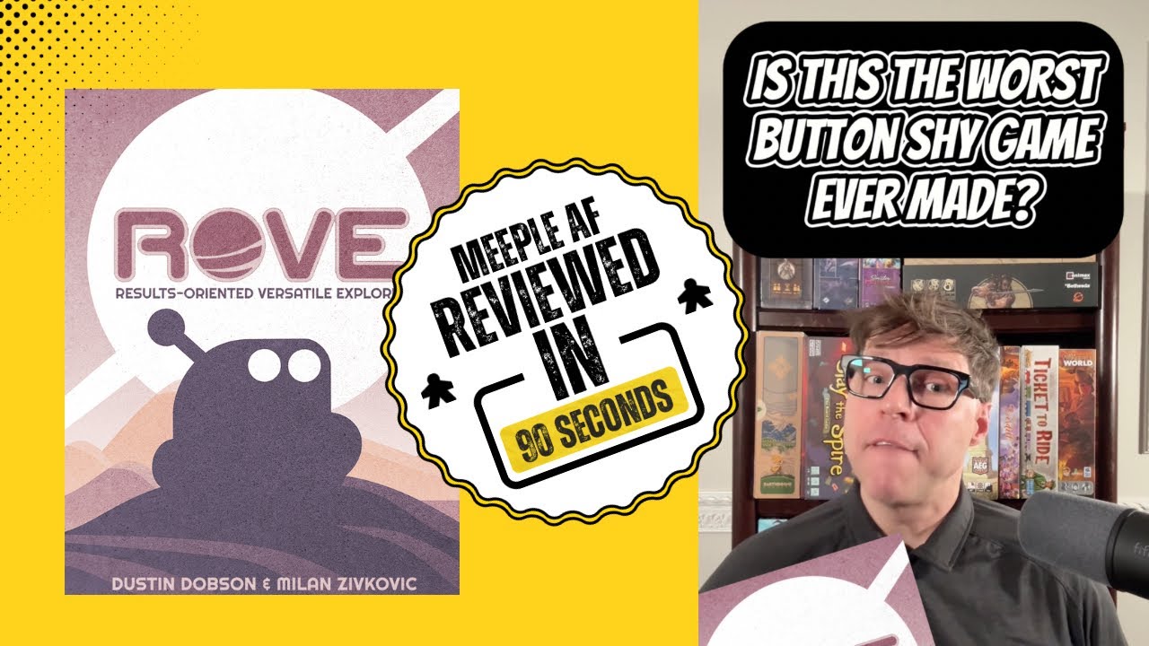 ROVE Board Game Review in 90 Seconds | Solo Puzzle Game from Button Shy