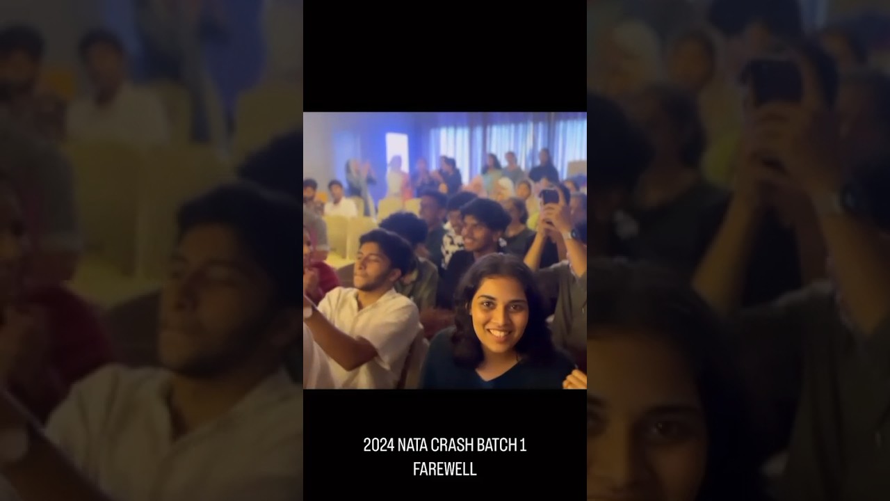 NATA 2024 Crash Batch-1 Sendoff Party😍 South India's No.1 B. Arch/ B.Des Entrance Coaching Centre
