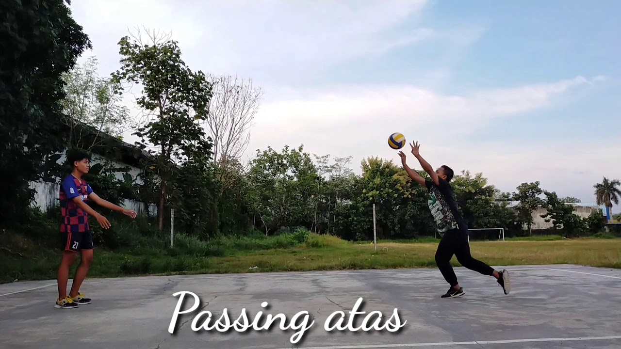 Teknik dasar permainan bola voli - YouTube