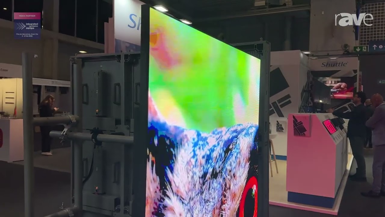 ISE 2026: GG Display Shows Outdoor 75-Inch P1.2 dvLED Display with 0.1-mm Module-to-Module Alignment
