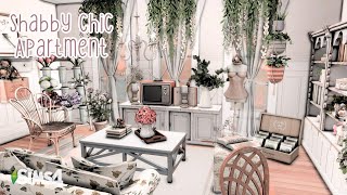 Shabby Chic Apartment // The Sims 4 CC Speed Build