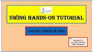 OOC- Module 05- Swing Components- Programs - PART 2 Wealth