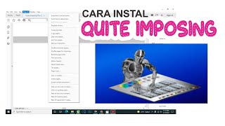 cara instal plugin quite imposing di adobe acrobat DC