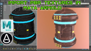How to Import PBR textures in Autodesk Maya with Arnold