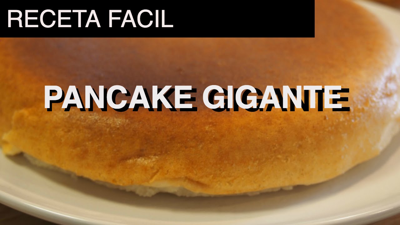 PANCAKE GIGANTE utilizando olla arrocera | Receta Fácil