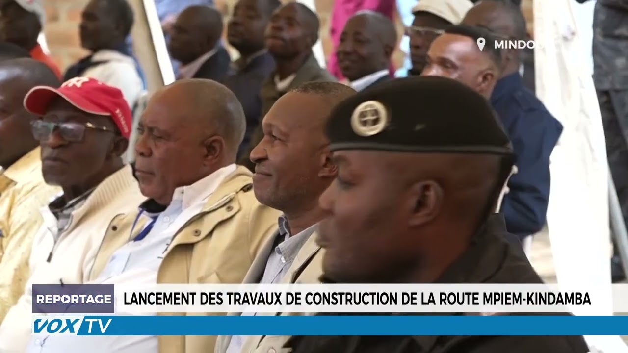 Lancement des travaux de construction de la route Mpieme-Kindamba
