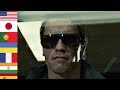 Terminator - "I'll be back" in 12 different languages