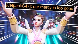 'Our Mercy Is Too Good!'  Surviving As Mercy!  Overwatch 2