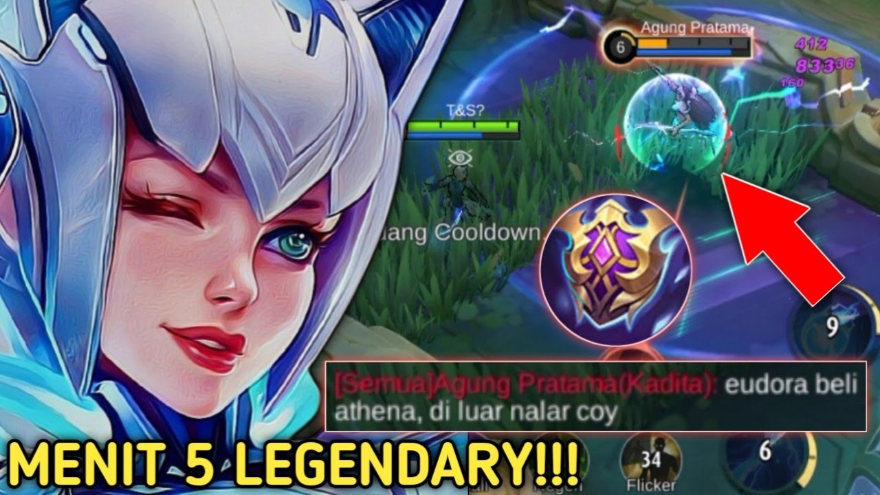 MENIT 5 LEGENDARY🔥GLOBAL EUDORA LANGSUNG DIGANK 1 RT !!! BUILD EUDORA ...