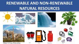 RENEWABLE AND NON RENEWABLE RESOURCES | NATURAL RESOURCES | SCIENCE  EDUCATIONAL VIDEO FOR CHILDREN - YouTube