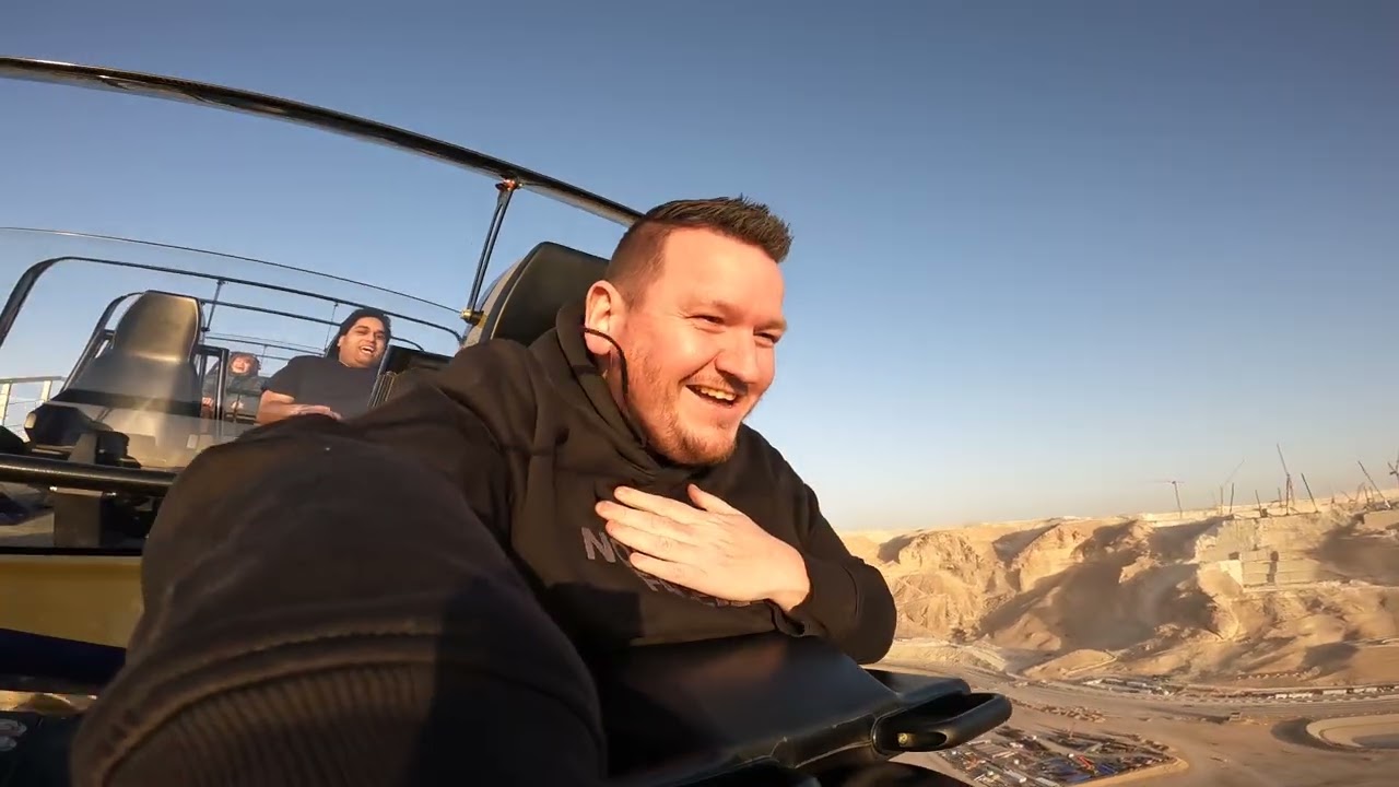 Полёт Сокола — Six Flags Qiddiya City — вид от первого лица (камера водителя)