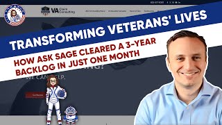 Teaser: Transforming Veterans' Lives: How Ask Sage Cleared a 3-Year Backlog in Just One Month