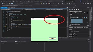 how to make exit button in visual studio windows form | hide cancel minimize & maximize button