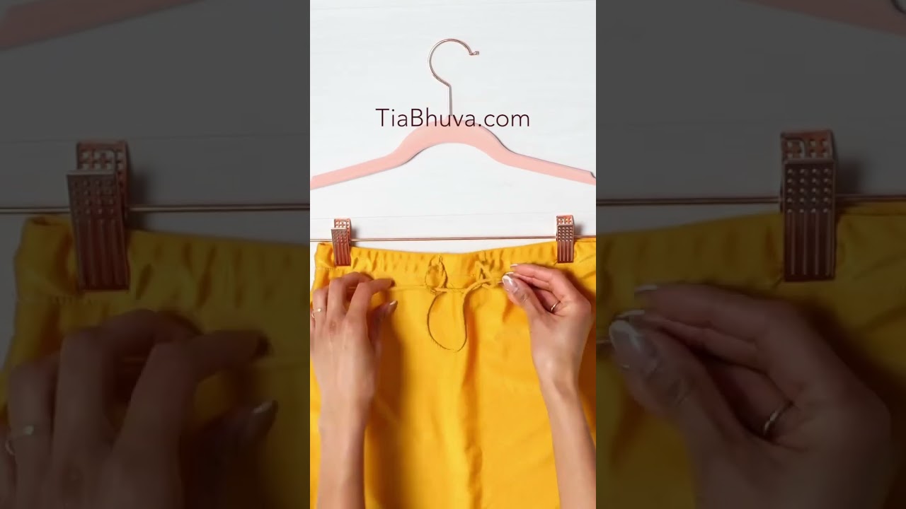 Saree Petticoat Hack, how to wear Saree for beginners, Saree Silhouette, Tia Bhuva