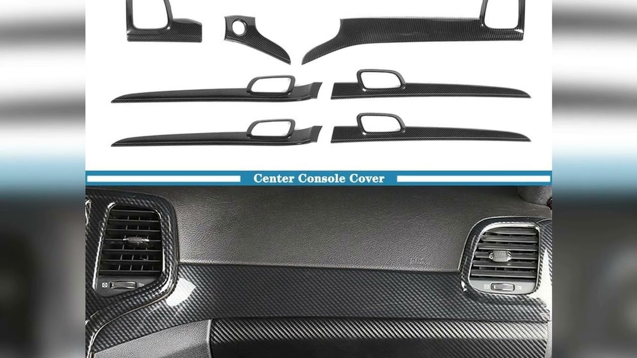 A must-have product! Car Center Console Panel Interior Handle Decoration Cover Trim for Jeep Grand