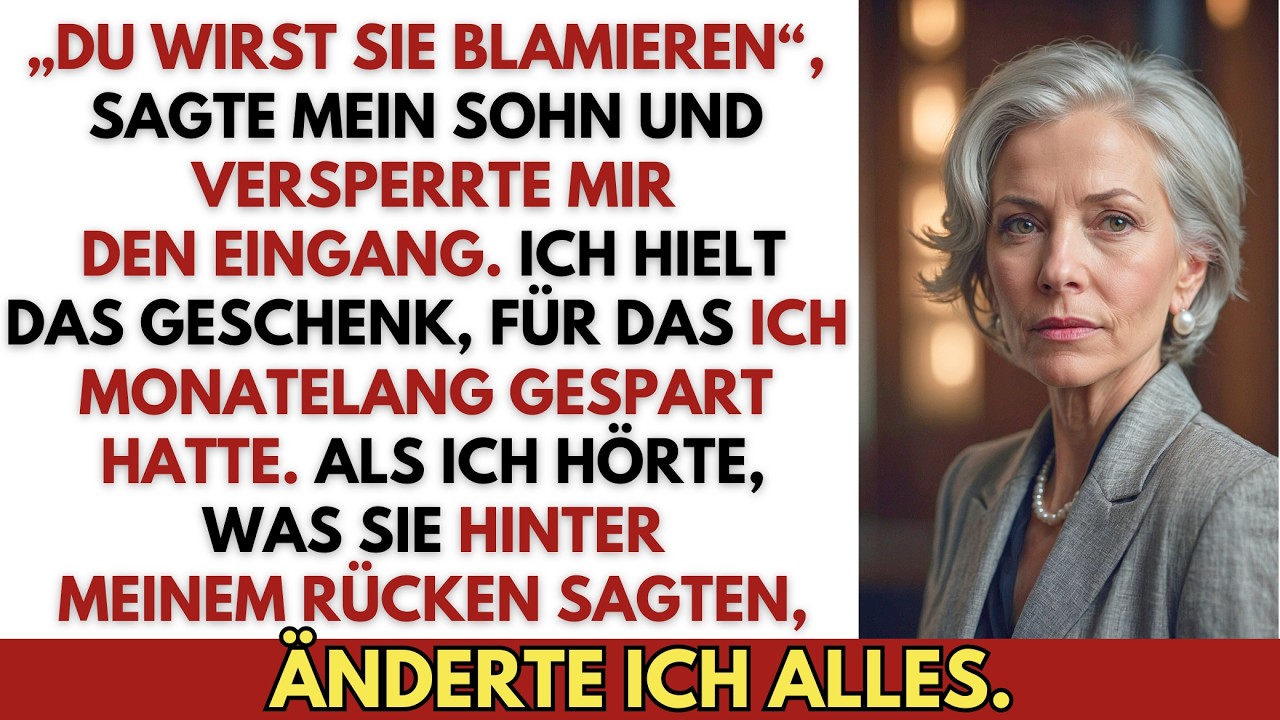 „Du wirst sie blamieren“, sagte mein Sohn, als ich zu der 18. Geburtstagfeier meiner Enkelin kam