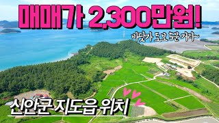 [전남임야매매] 매물번호#389 2,300만원 바닷가 5분 거리 토지 매매 ! 신안군 지도읍 당촌리 촌땅 시골땅 시골집 촌집 매매