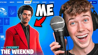 Using FAMOUS Singers to WIN Fashion Show! (Fortnite)