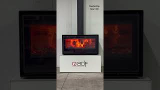 ADF Clare 100S B Wood Heater | Live Demo of Airflow Control & Instant Combustion Slowdown