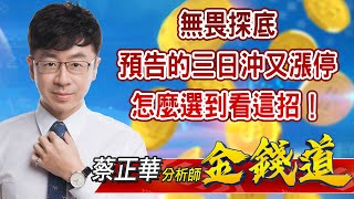 中視【金錢道】20210819 #蔡正華：無畏探底，預告的三日沖又漲停！怎麼選到看這招！ #中視 #中視新聞 #金錢道 #摩爾證券投資顧問