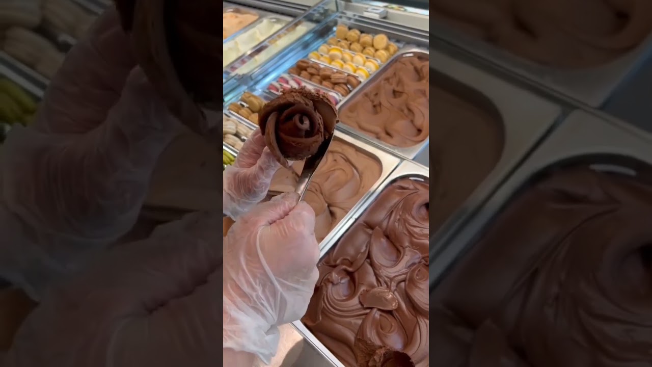 Rose chocolate ice cream 🥵🍗 