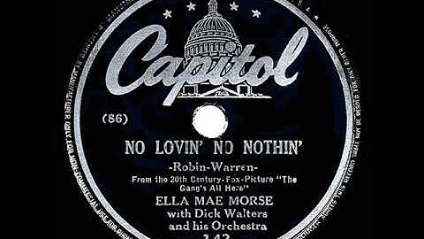 1944 HITS ARCHIVE: No Love, No Nothin’ - Ella Mae Morse