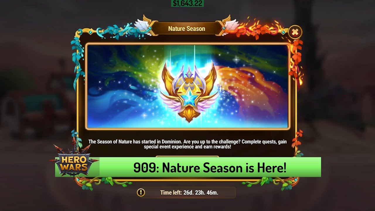 Let s Play Hero Wars 909 Nature Season Is Here YouTube let-s-play-hero-wars-909-nature-season-is-here-youtube